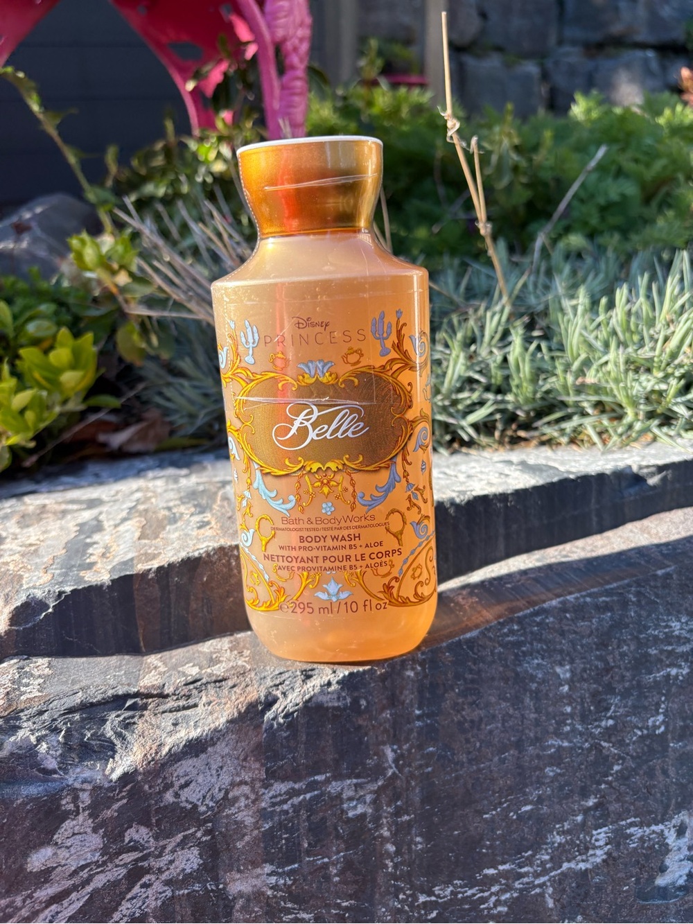 Bath & Body Works Belle Body Wash - Orange & Gold Bottle